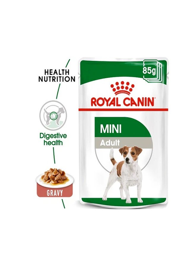 ROYAL CANIN Mini Adult Dog Gravy Wet Food - 85GM - Image 3